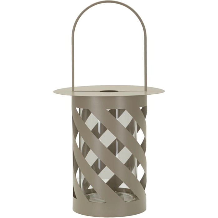 LANTERNA SATURNO TORTORA TWIST CM Ø 23X43