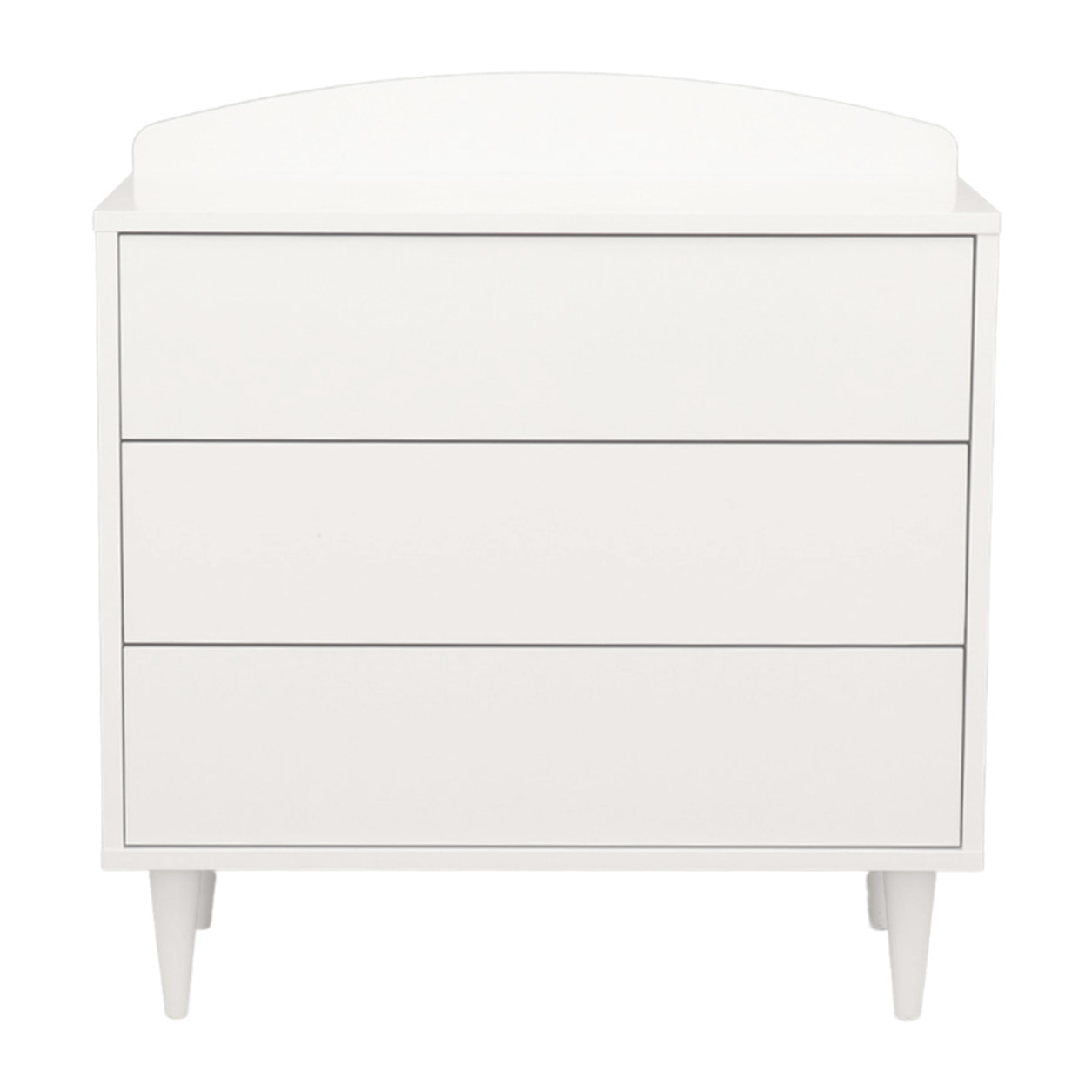 Chambre bébé 2 pièces Milann, Lit bébé 120x60 et Commode à langer