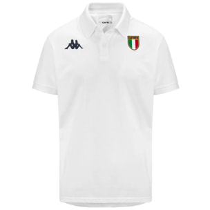 Kappa - Polos Hombre Blanco - Fivus Fig