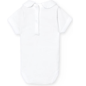 Body bebé manga corta con cuello
