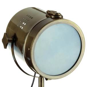 Lampe trépied "Ebor" cuivre H68cm