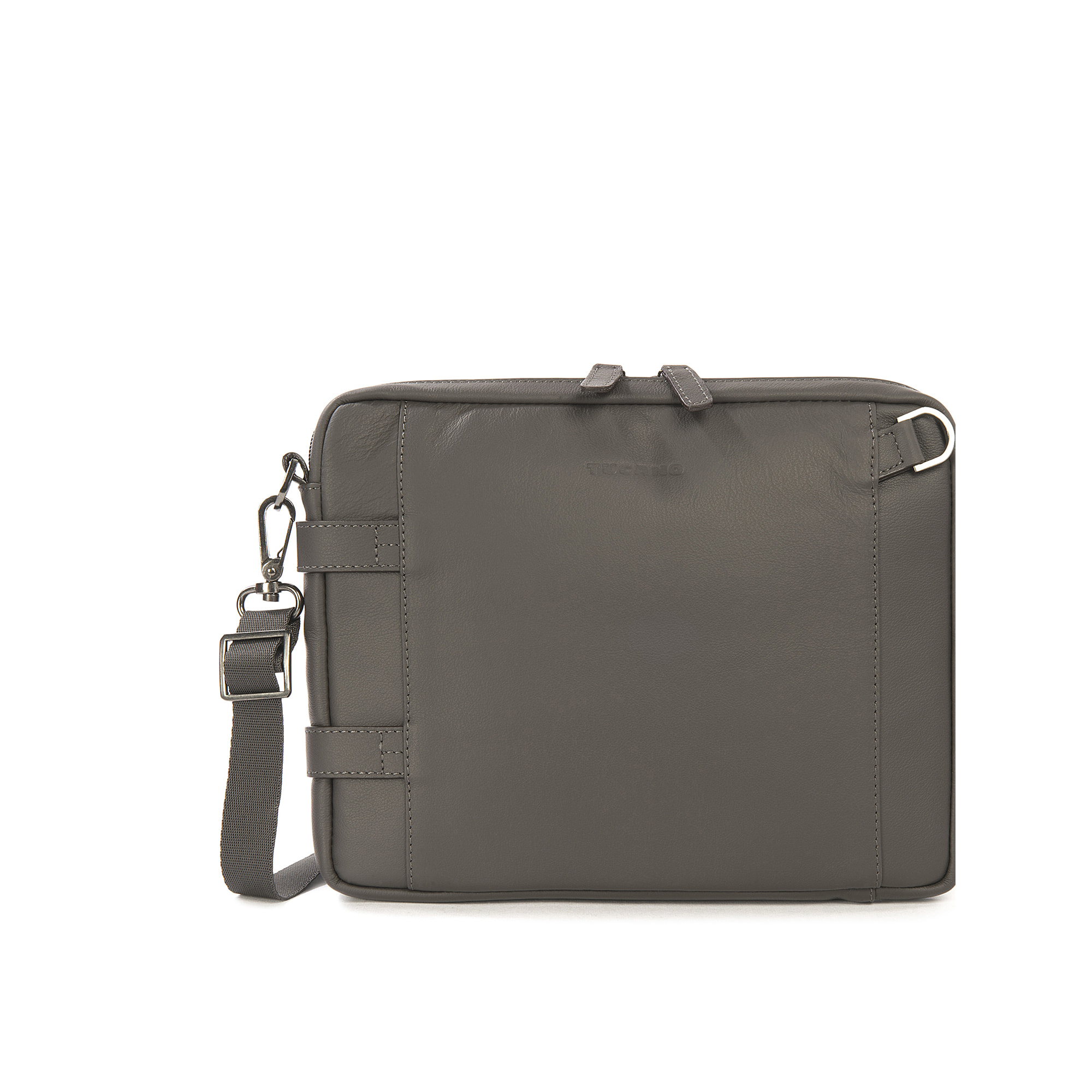 Borsa a tracolla  unisex In Vera pelle Made in Italy 27x22x5,5 cm