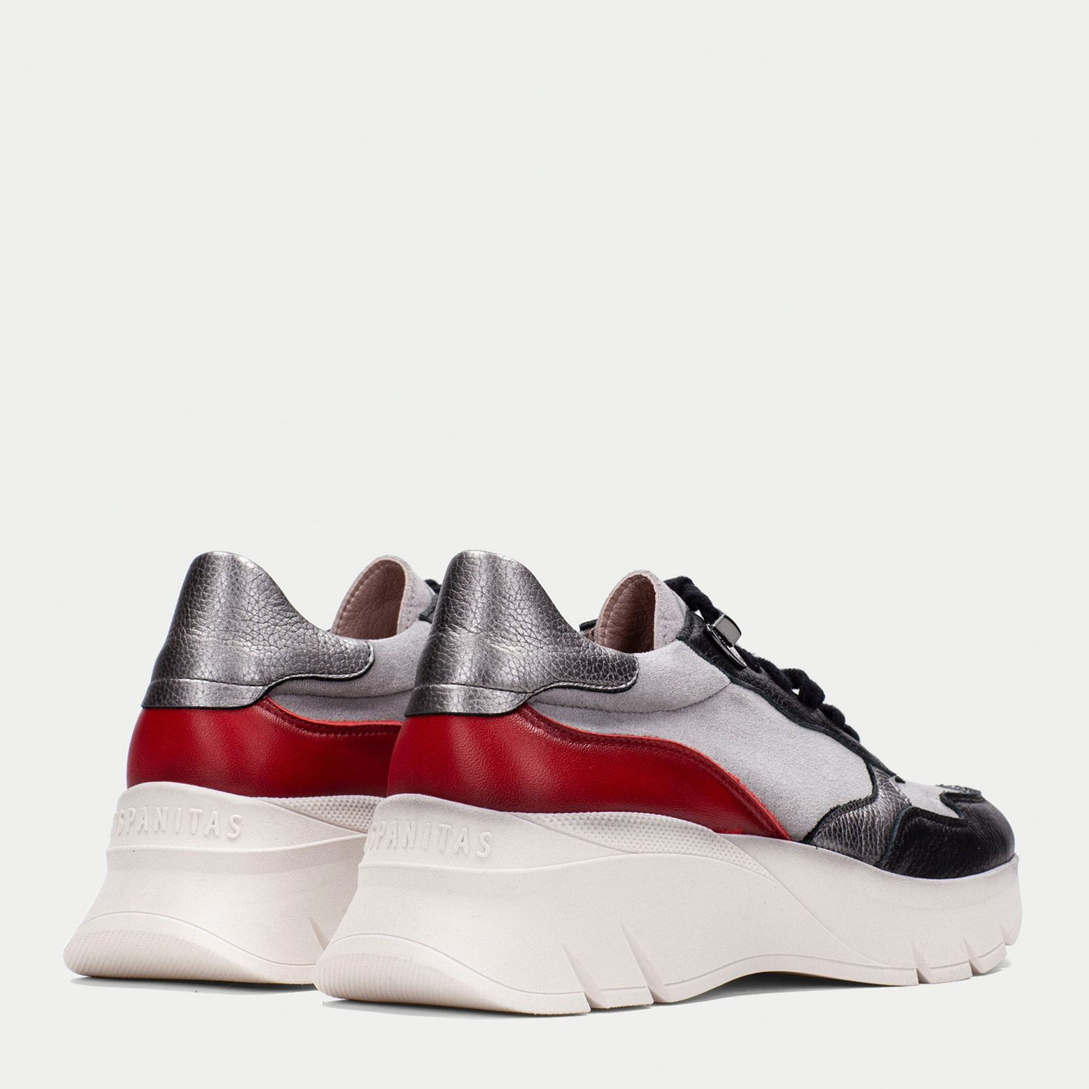 Deportivo Helsinki Negro gris rojo 5 cm