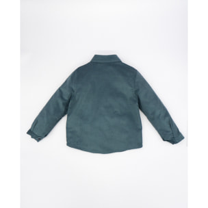 CAMISA CUELLO CAMISERO PANA AZUL