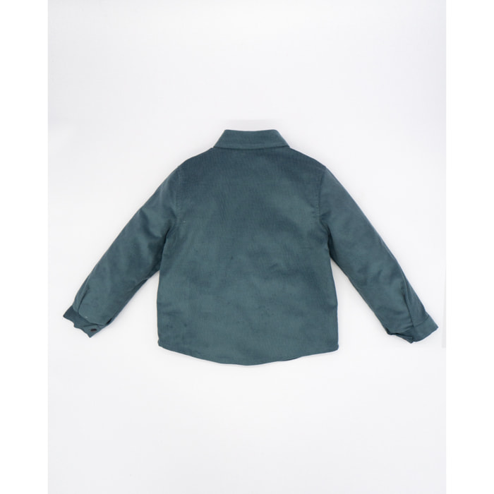 CAMISA CUELLO CAMISERO PANA AZUL