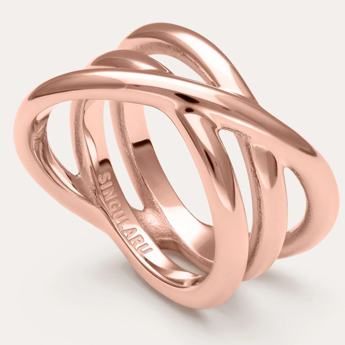 Anello Trinity Acier
