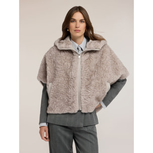 Motivi - Cappa con cappuccio - Beige