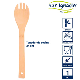 Tenedor bambu cocina colección kinvara