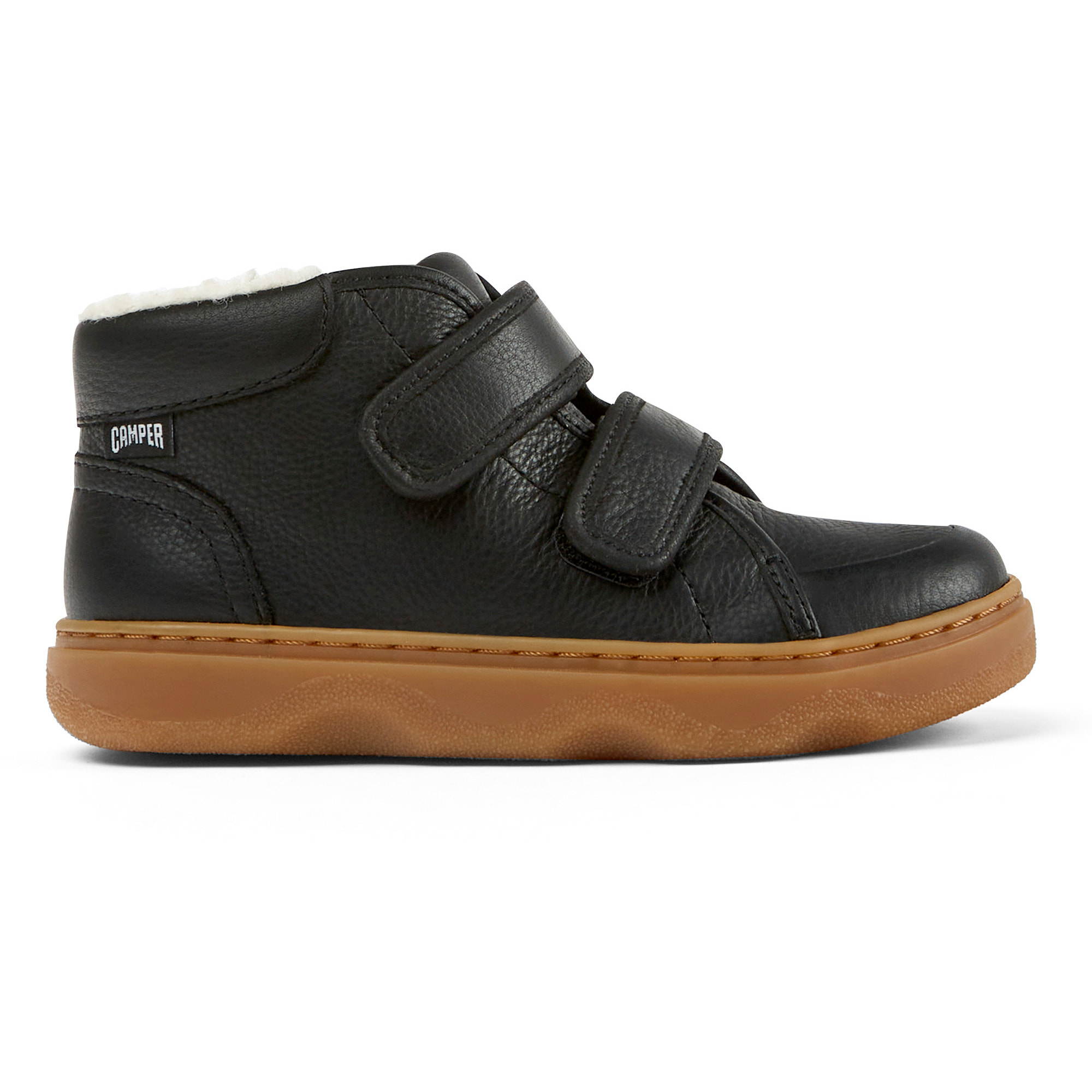 Sneakers - CAMPER Kiddo - Nero - Pelle liscia