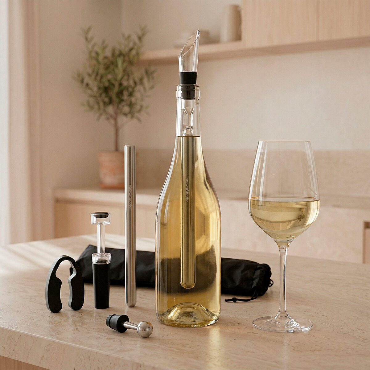 Set d'Accessoires pour Vin Chillour InnovaGoods 7 Pièces