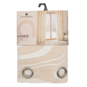 Rideau Madini Jacquard beige 140x260cm