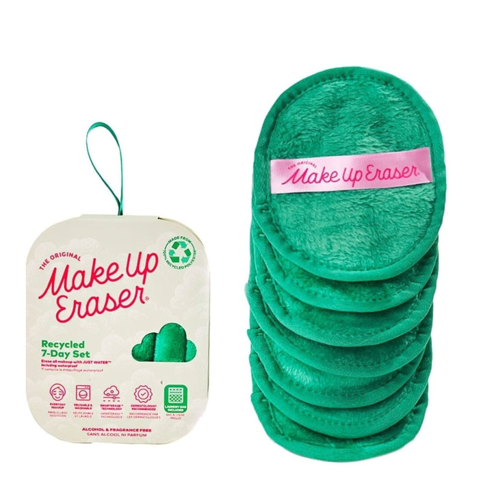 Recycle Green 7-Day Set - Coffret Serviette Démaquillante Réutilisable x7