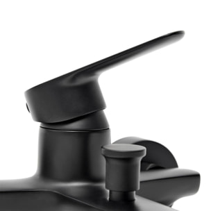 Mitigeur de salle de bain Swiss Aqua Technologies Mood sans kit de douche 150 mm noir SATBSMOOD222C