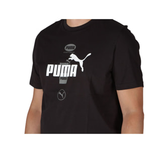 T-Shirt Puma Power Graphic T Nero