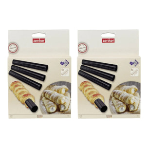 Lot de 8 moules à gâteau en tube Zenker Smart Pastry