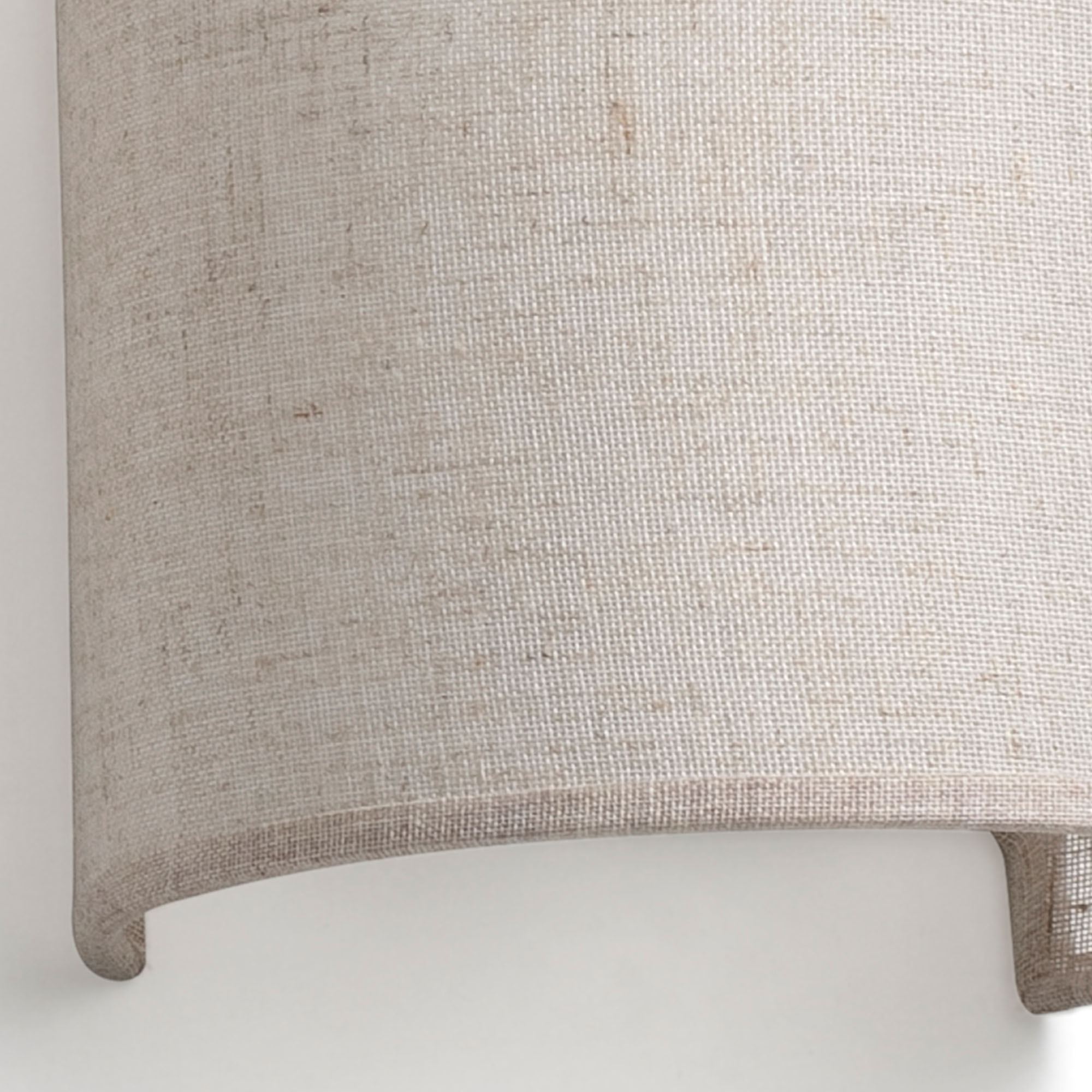 OTTON R Lampe applique lin ronde vertical