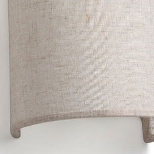 OTTON R Lampe applique lin ronde vertical