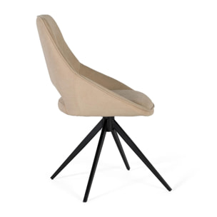 Silla de Tela 57 Cm Estilo Contemporáneo