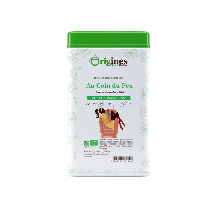 Au Coin du Feu - Infusion Bio - Boîte Métal 50g
