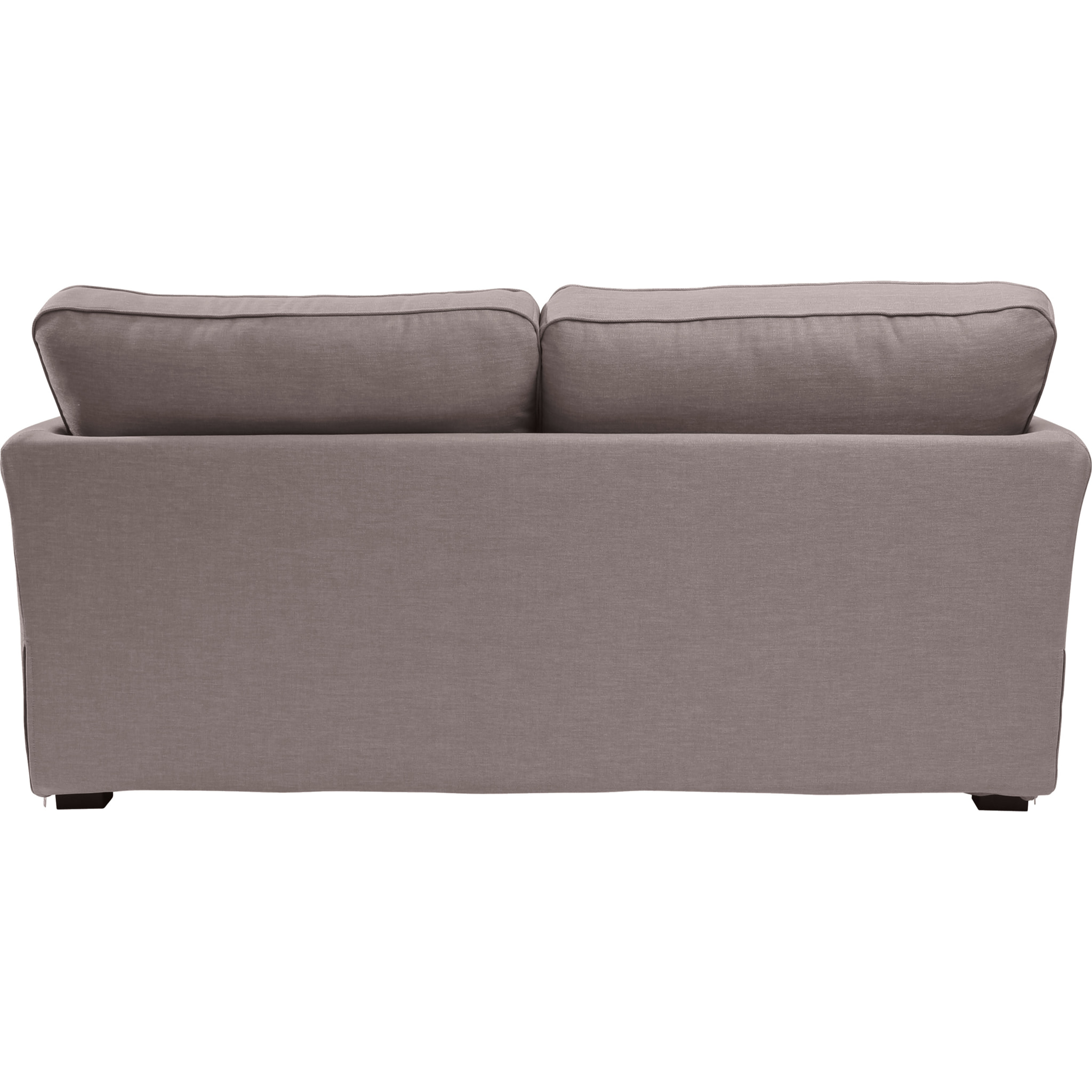 Canapé convertible 6 cm ESCAUT 3 pl 185 cm tissu Tradition Taupe - Fabriqué en France