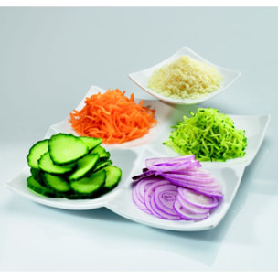 Râpe légumes électrique MOULINEX FRESH EXPRESS NECTAR 4en1 DJ764510