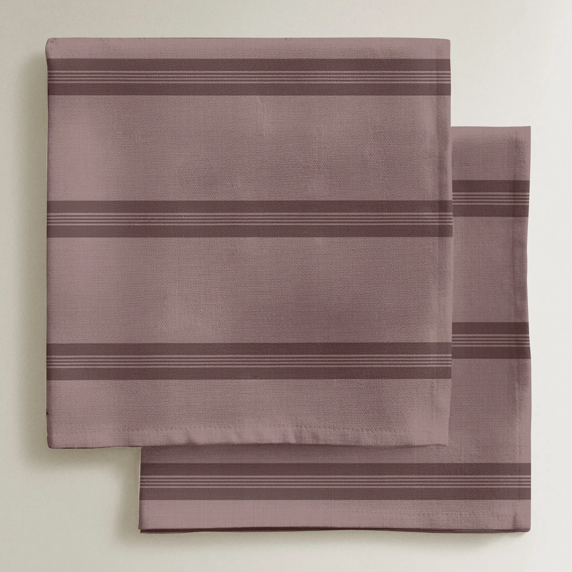 Lot de 4 serviettes Nua Rose poudré