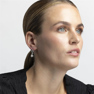 Pendientes Lux by Lux acabadoss en rodio