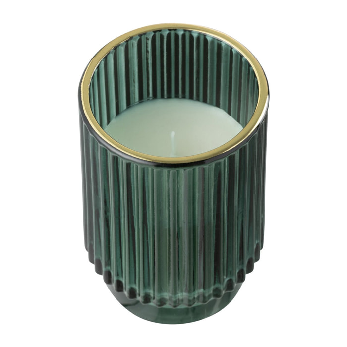 J-Line bougie parfumée Cedar Breeze - cire - vert - large - 30H