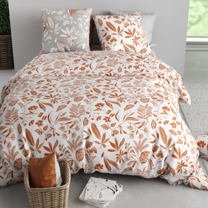 Parure housse de couette imprimé 100% coton - kaylie