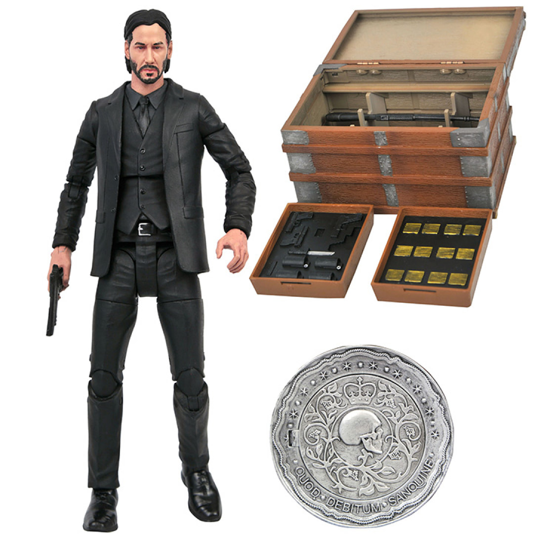 Diamond Select John Wick Dlx Action Figura Box Set Action Figure