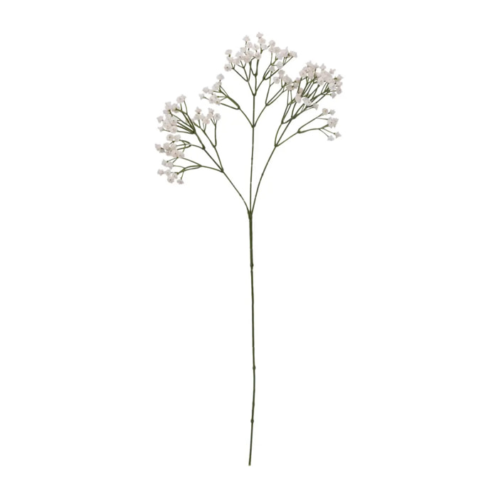 Tige de gypsophile artificiel - métal - H68 cm