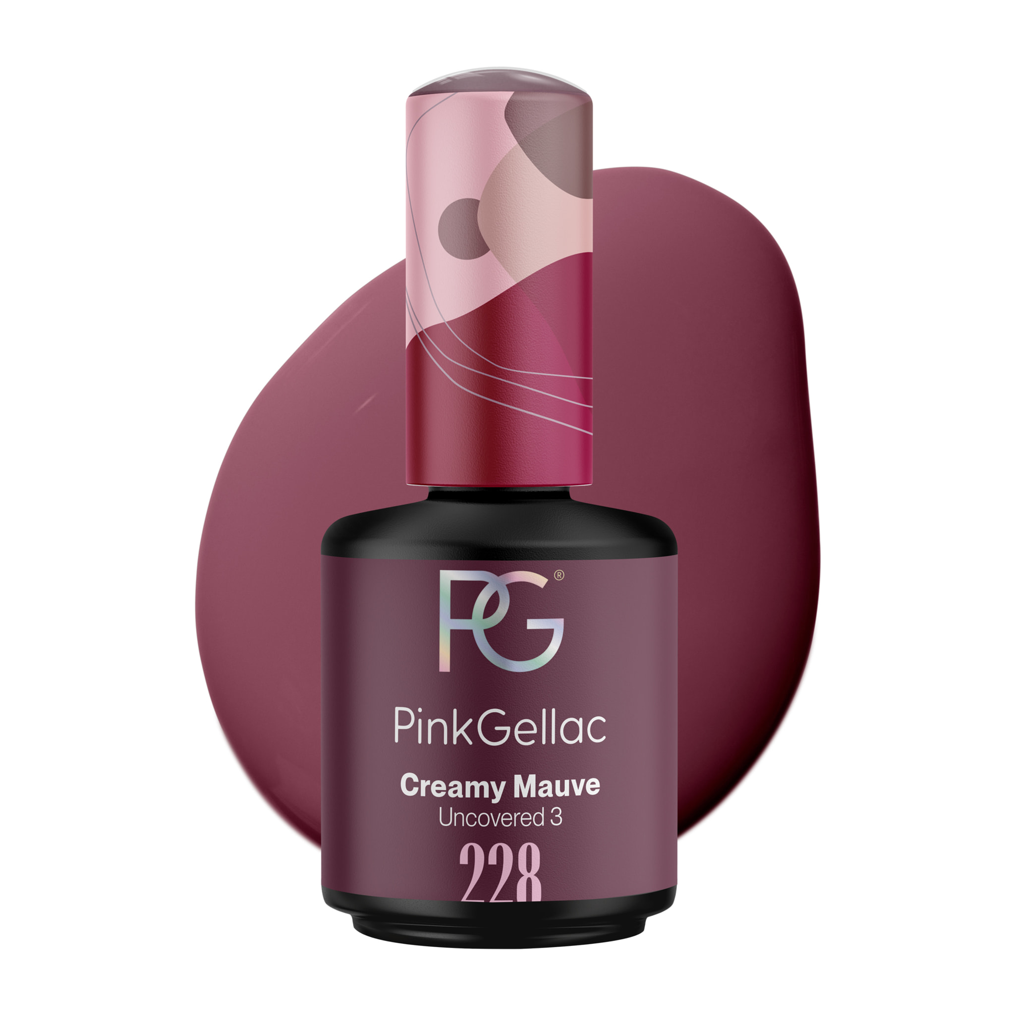Vernis semi-permanent - 228 Creamy Mauve - 15 ml