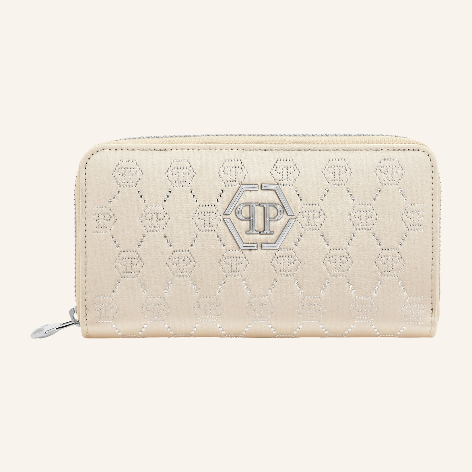 PHILIPP PLEIN Cartera con cremallera perimetral