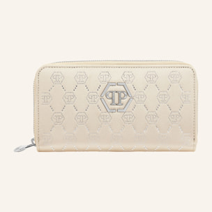 PHILIPP PLEIN Cartera con cremallera perimetral