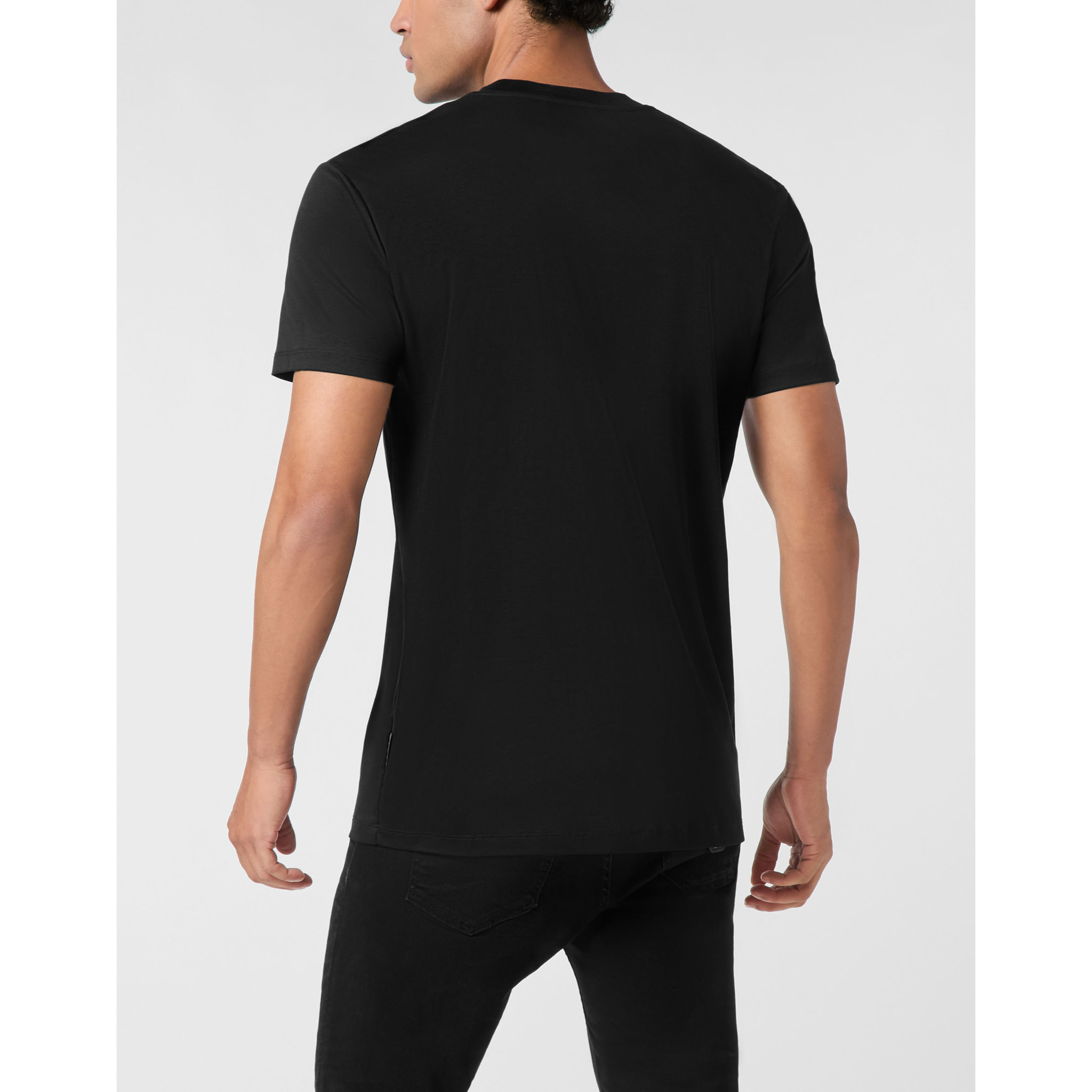 PHILIPP PLEIN T-Shirt V-Neck Ss SKULL