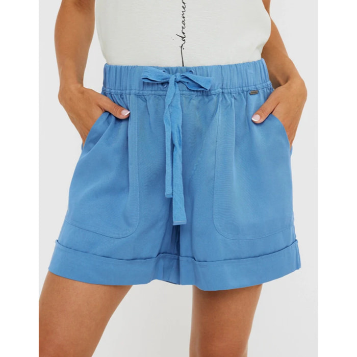 Bermuda Tencel Azul - Ducano