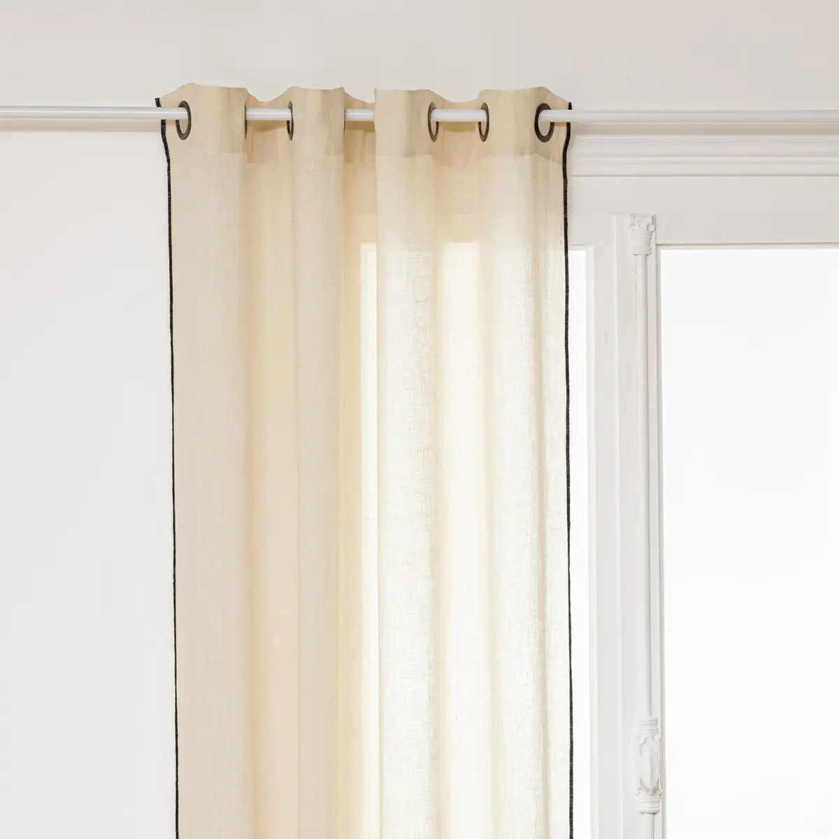 Rideau "Linah" beige 130x260cm
