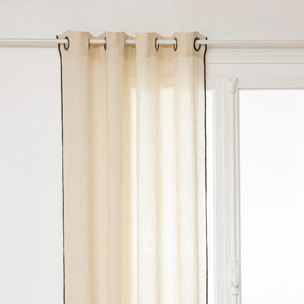 Rideau "Linah" beige 130x260cm