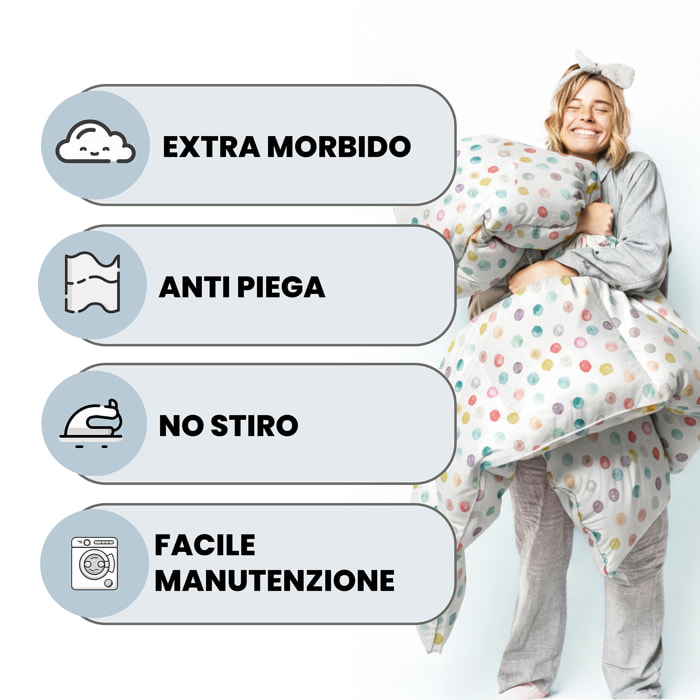 TRAPUNTA INVERNALE BASIC, 200gr, Doubleface, Microfibra, Made in Italy - BALLOON