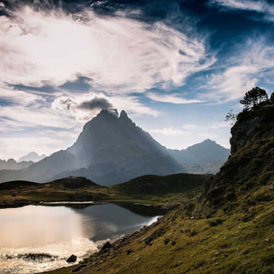 Tableau vallée d'ossau Toile imprimée