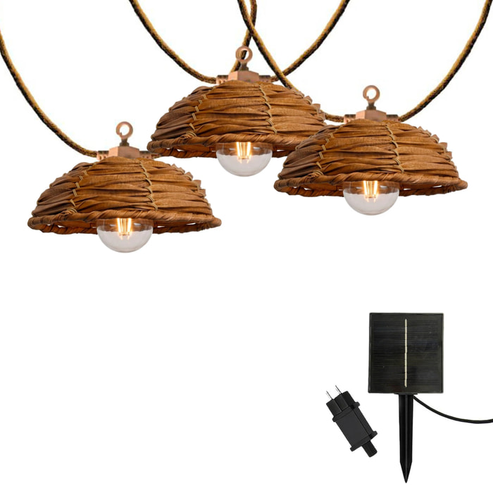 Guirlande solaire COTTAGE 10 LED 8M