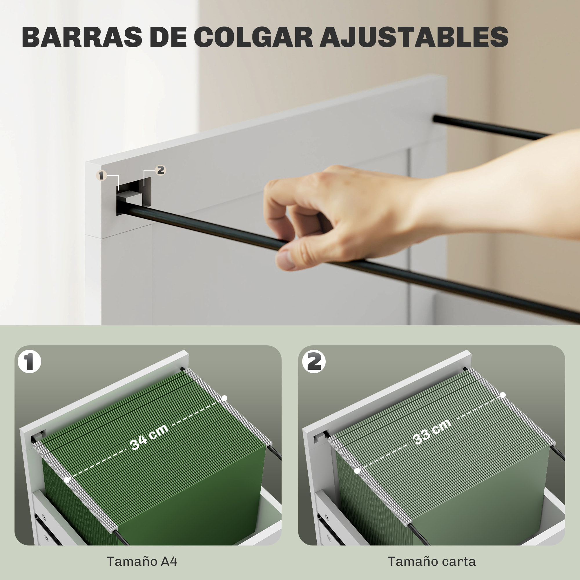 Escritorio Rústico 120x50 cm Mesa de Escritorio con 3 Cajones y Encimera con Efecto Madera Mesa de Ordenador para Estudio Oficina en Casa Blanco