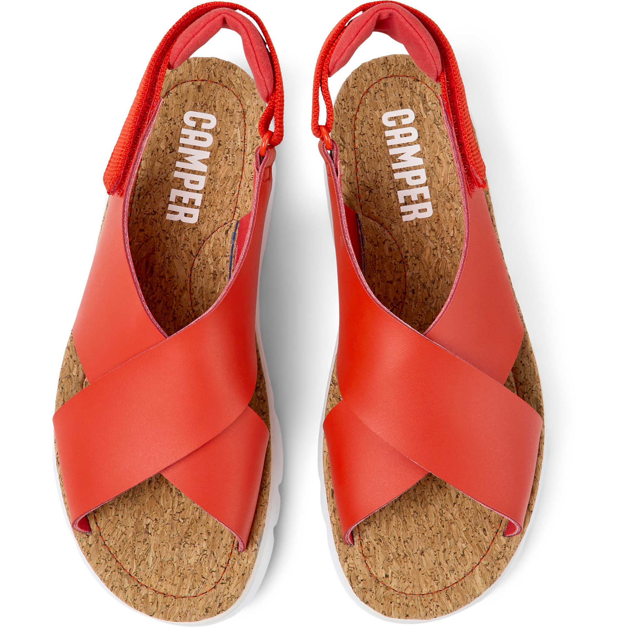Sandali - CAMPER Oruga - Rosso - Pelle liscia