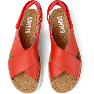Sandali - CAMPER Oruga - Rosso - Pelle liscia