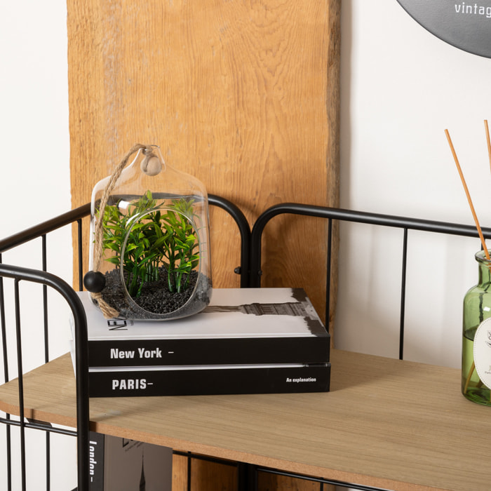 Terrarium artificiel suspendu Family corner H15cm