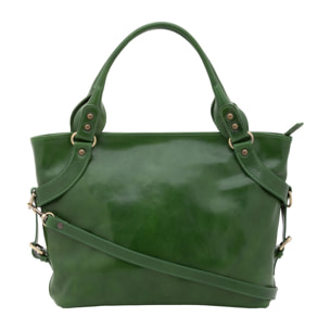 Borsa a mano da donna - Modello False - 100% pelle - 43.0 x 28.0 x 12.0 cm