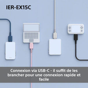Ecouteurs SONY IER EX15C Noir