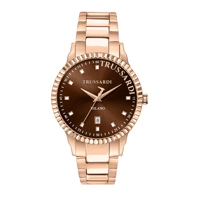 Reloj Trussardi R2453141008 Hombre Analogico Cuarzo con Correa de Metal