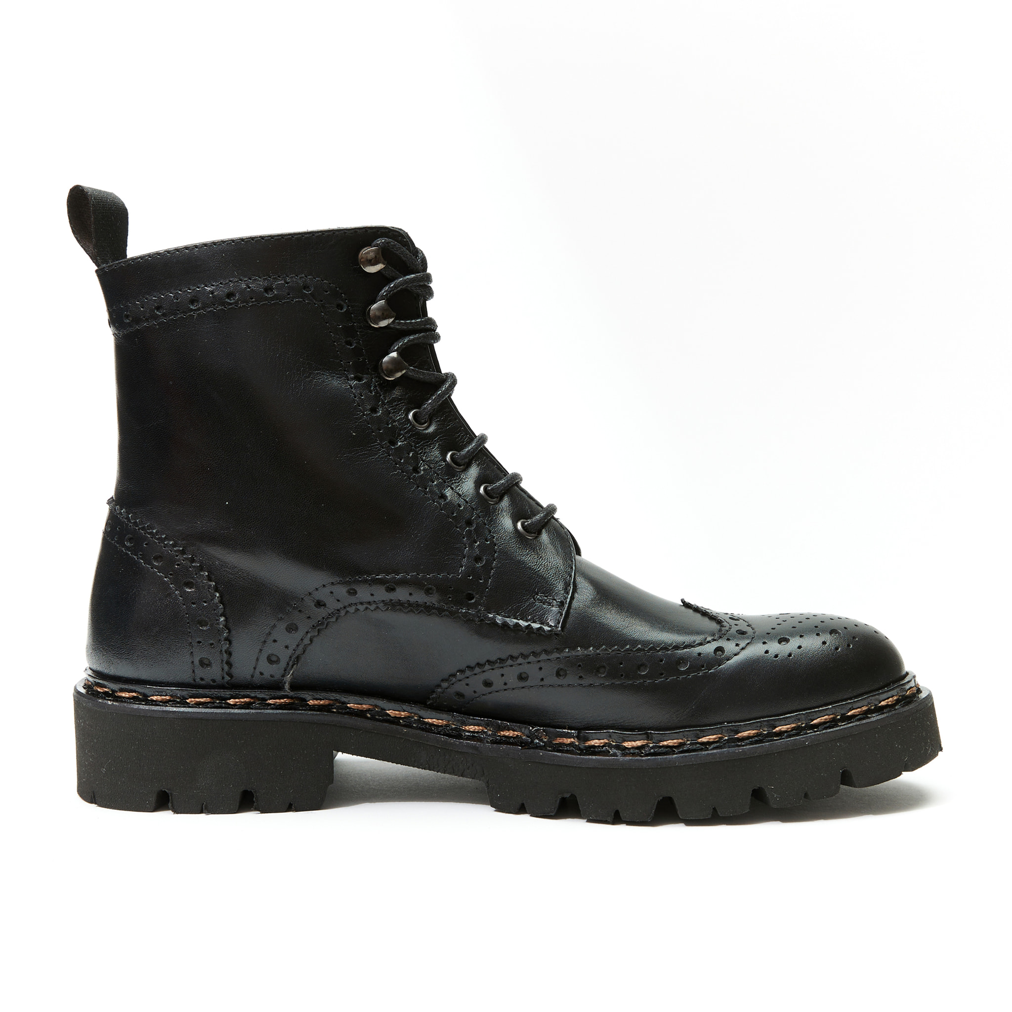 Derby Boot British Passport Nero