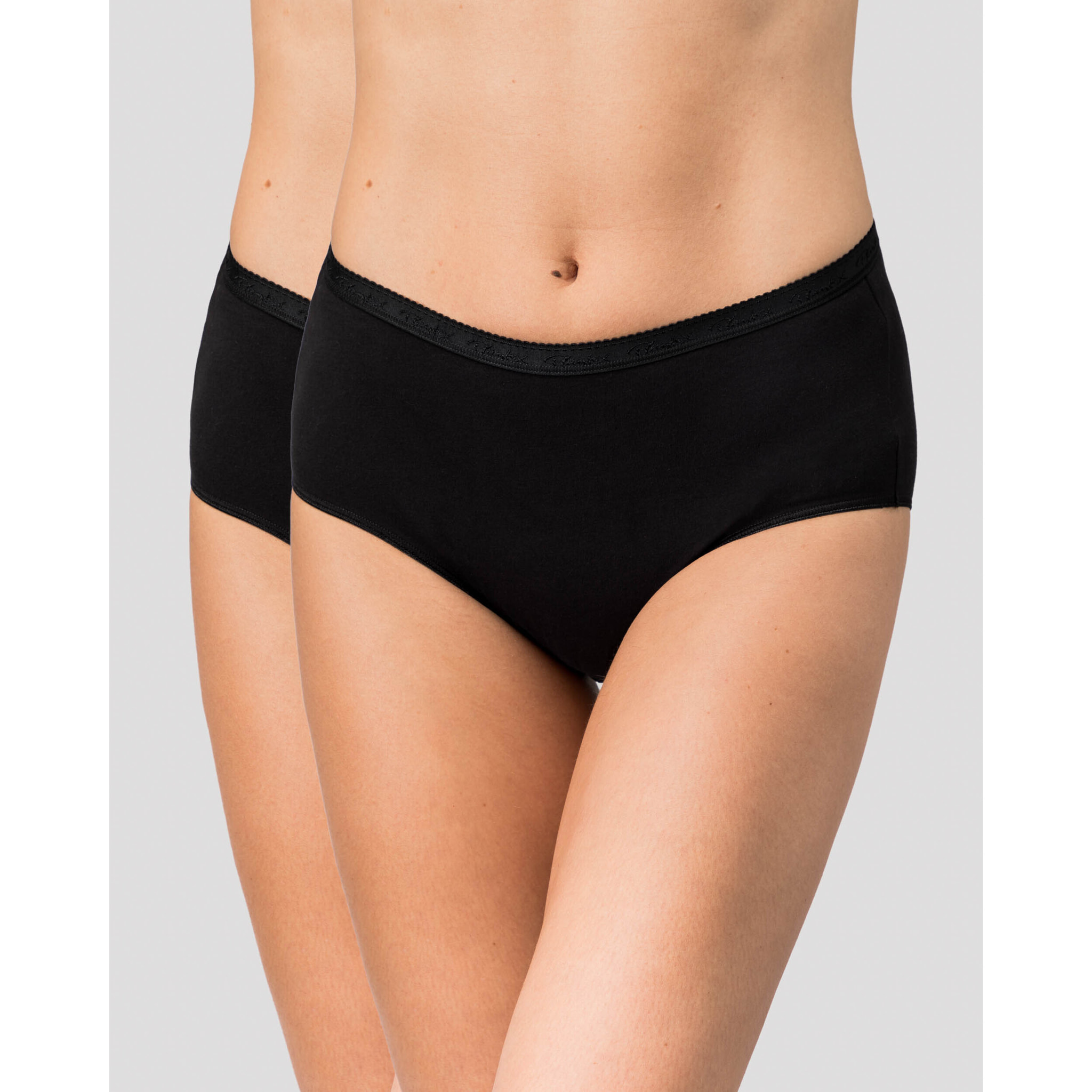 Pack de 2 bragas clásicas de algodón orgánico